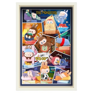 KGB0X适用于泡泡玛特LABUBU凌晨一点系列立体灯光相框展示盒