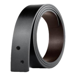 无牙自动扣皮带男真皮不带头腰带男士商务内穿牛皮裤带年轻人休闲