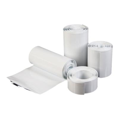 白色PVC热缩管宽7mm~250mm绝缘环保电池套热缩膜电池封装 包邮