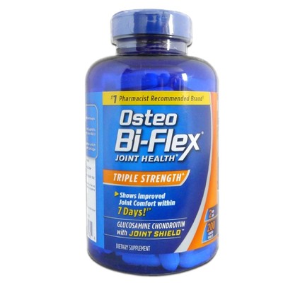 美国直邮 Osteo Bi-Flex氨糖软骨素维骨力含MSM关节润滑剂200粒