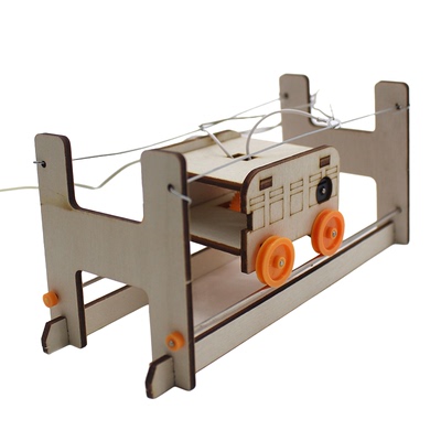 有轨电车1号电动缆车拼装模型