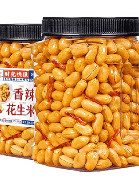 每果时光香辣花生米500g