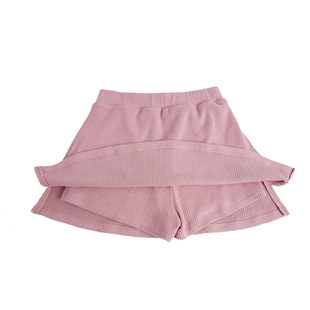 儿童舞蹈裙秋冬舞蹈服开叉裙裤女童裙子练功服半身裙分体短裙套装