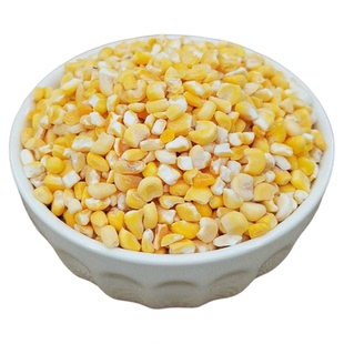 山西忻州特产黄糯玉米大碴子黏细玉米渣玉米糁粘玉米碎玉米粒茬粥