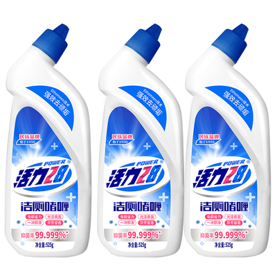 活力28洁厕啫喱525g*3瓶清洁抑菌