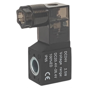 3V4V110电磁阀线圈出线式带灯式DC12V DC24V AC110V AC220V