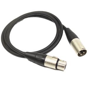 金三角音频线卡农公母线卡侬线平衡线麦克风线话筒线延长线银头