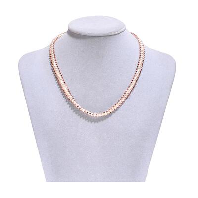 杜兰珠宝玫瑰金色淡水淡水珍珠