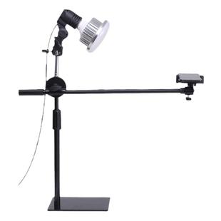 手机俯拍支架补光灯桌面平板录像录视频拍摄做饭录制落地翻拍架子