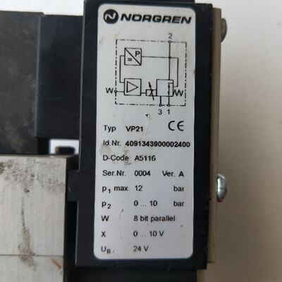 议价全新正品诺冠 4091343900002400 VP21 实物拍摄现货无包装NORGREN