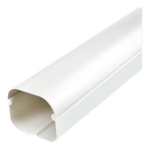 白色挂机空调管高级装饰管美化遮挡管槽包燃气保护套管遮丑