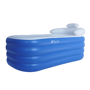 充气浴缸泡澡桶大人 折叠加厚浴桶家用全身坐浴盆洗澡桶便携浴缸