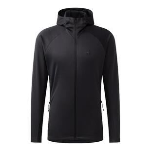 Haglöfs火柴棍 Korp Mid Hood户外运动中层夹克男子抓绒衣上衣