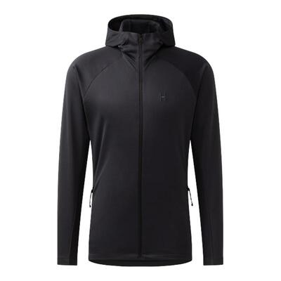 Haglöfs火柴棍 Korp Mid Hood户外运动中层夹克男子抓绒衣上衣