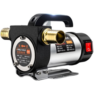 电动抽油泵12v24v转子220v柴油泵小型全自动自吸泵加油机神器设备