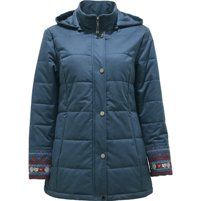 母亲节冬装新款时尚民族棉衣妈妈