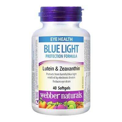 保税直发加拿大伟博Webber防眼部蓝光叶黄素玉米黄质胶囊40粒进口