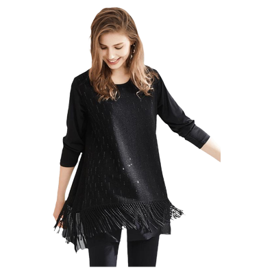 流苏内搭百搭休闲针织衫