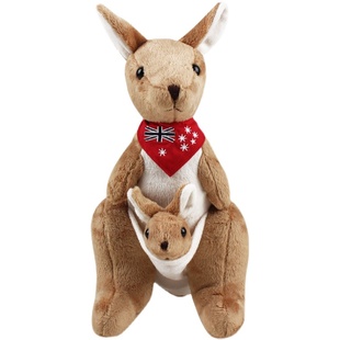 澳大利亚特产伴手礼澳洲袋鼠考拉鸭嘴兽毛绒玩具儿童玩偶布娃娃