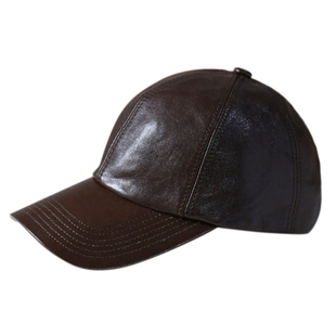 高奢老钱风  优选小羊皮鸭舌帽大小头围棒球帽女显脸小冬百搭酷帅