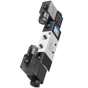 气动电磁阀4V120-06/4V220-08/4V320-10/4V420-15双电控换向阀24V