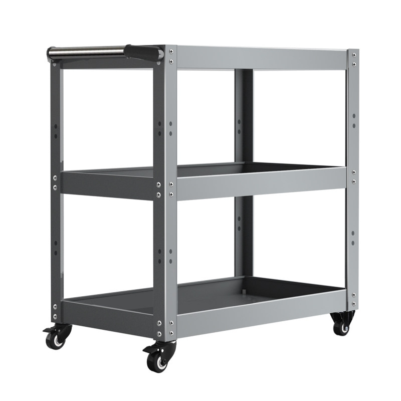 工具车手推车三层工具架汽修抽屉式多功能移动车间物料工具架子层