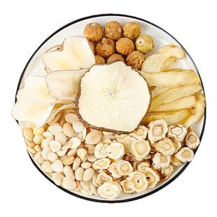 立秋润肺六物饮儿童玉竹海底椰沙参无花果杏仁雪梨生津水煮水汤包