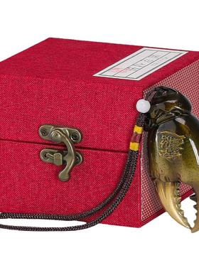 手中有钱手把件全黄铜解压