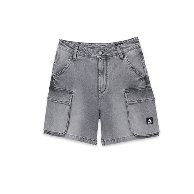 ABLE JEANS25夏季新款男士超宽松机能牛仔短裤803135