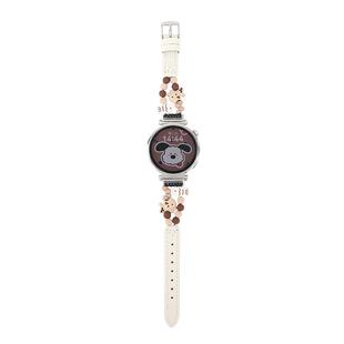 xit适用于华为手表gt5表带gt4女生新款gt3真皮watch4pro手表带奶油珠watch3合金gt6动物串珠荣耀4pro可爱创意