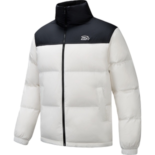 【王一博同款】安踏面包羽绒服丨保暖防泼水短款鸭绒羽绒服外套