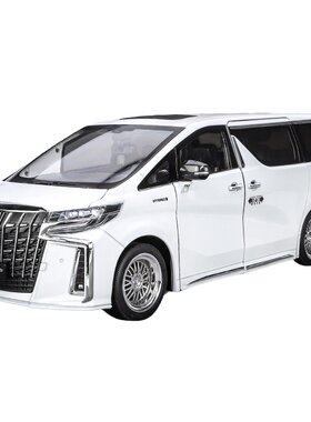 丰田埃尔法合金118车模型自动门