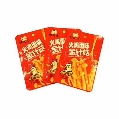 休想吃火鸡面味金针菇爆辣休闲零食即食下饭菜办公室囤货24g小包
