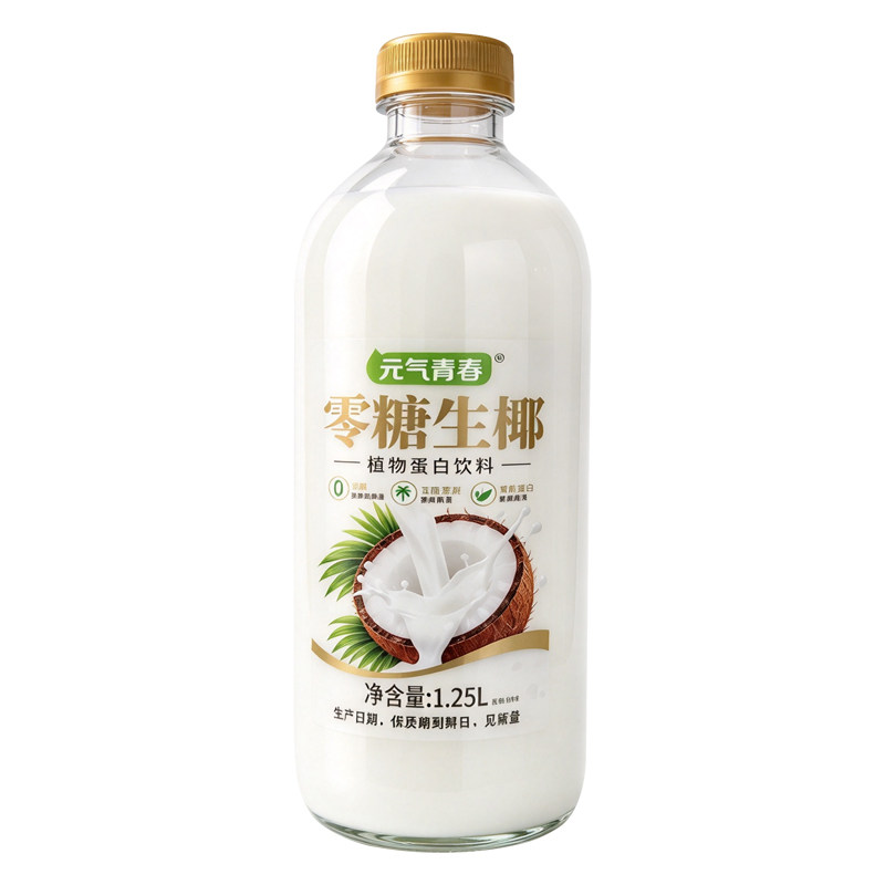 大瓶1.25升零糖生椰官方正品
