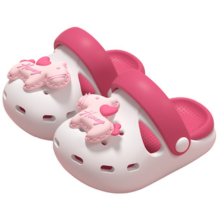 儿童拖鞋女童夏季凉拖卡通防滑防臭包头舒适柔软男宝宝洞洞鞋外穿