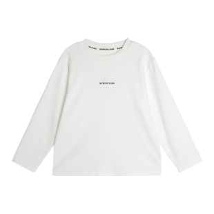 布丁哈鲁童装女童春装上衣2026春秋新款儿童洋气圆领长袖打底衫