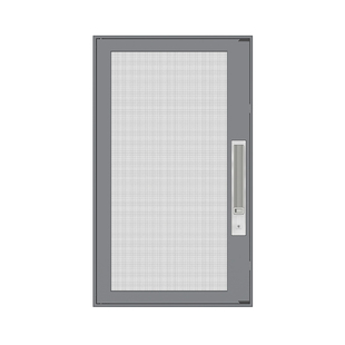 防盗纱窗外开防蚊高清金刚纱网滑盖口袋锁平开防护金钢网定制带锁