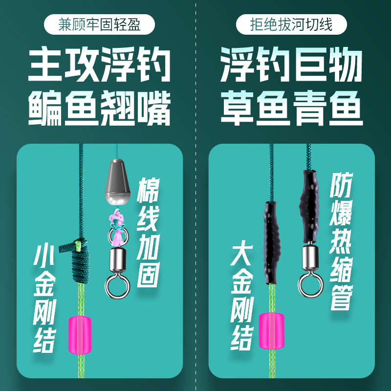 中西钓线行程艺主线组草鱼翘嘴青鱼成品主线组台钓尼龙线绑好鱼线