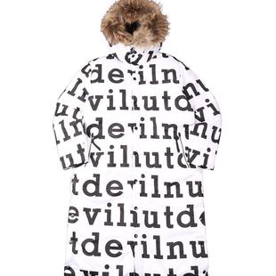 DEVIL NUT恶魔潮牌无性别情侣亲子舒适保暖羽绒服外套 北欧 AET