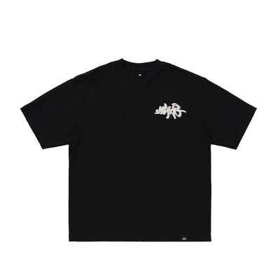 Makemore立体繁华浮雕贴皮短袖男