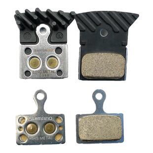 SHIMANO/禧玛诺公路车油压碟刹夹块 K04S夹板 L04C金属散热来令片