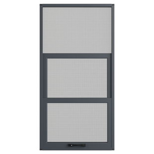 三联动纱窗金刚网防盗纱窗网自装三段式纱窗全开三推式三合一纱窗