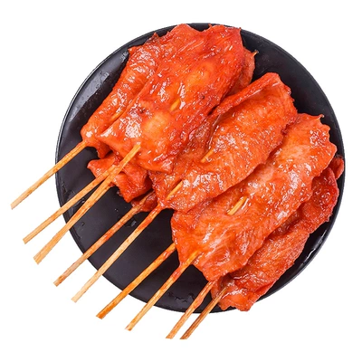 里脊肉片鸡肉里脊肉串手抓饼炸串