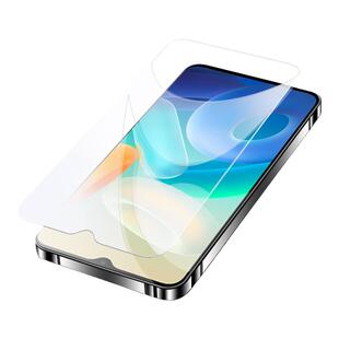 闪擎适用vivoy33s钢化膜高清抗蓝光玻璃y33t手机膜防指纹y33e无白边y33s刚化膜全屏覆盖屏保vivi防摔防爆保护