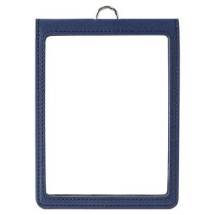 特大号皮质工作牌10*14机场证件卡套导游记者胸牌挂绳定制Logo