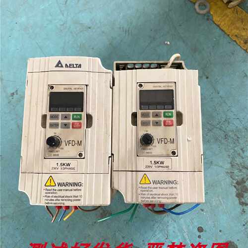 议价台达VFD-M系列变频器VFD015M21A 1.5KW 220V 成色实拍 功能包