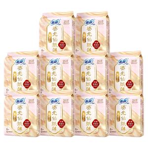 【王曼昱专属】苏菲裸感S鎏光仙纸薄真蚕丝新国标卫生巾日用11包