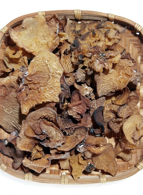 野生木耳云南西双版纳特产脆羊肚耳黄木耳日晒干货食用菌一斤包邮