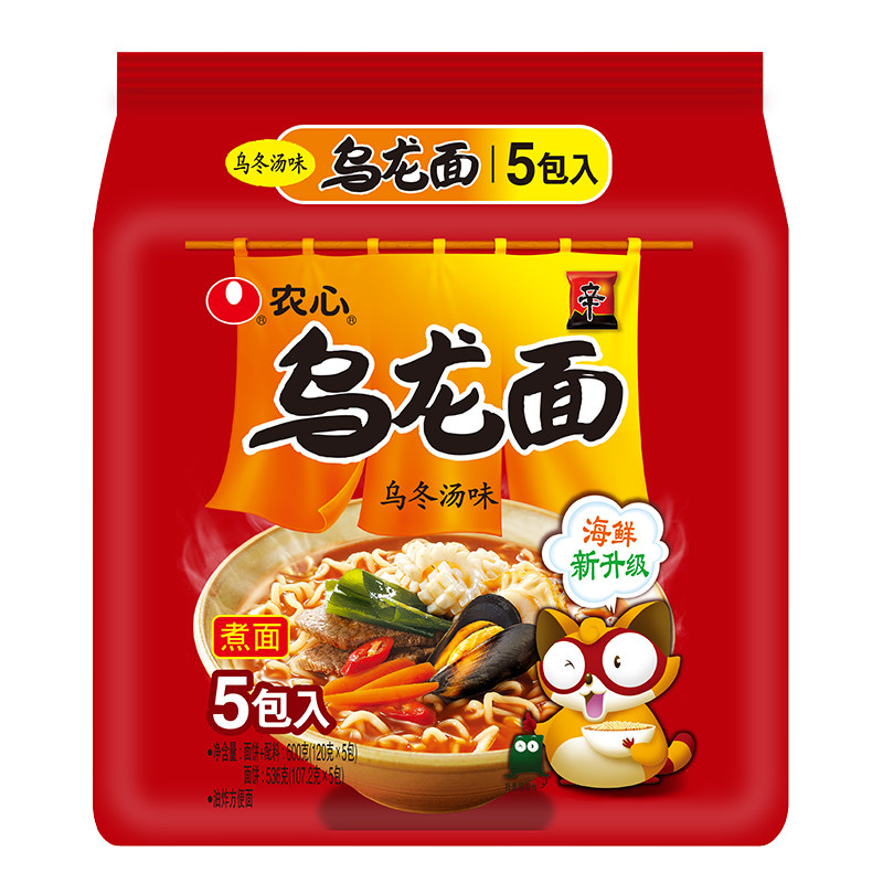 农心乌龙面乌冬汤味乌冬面
