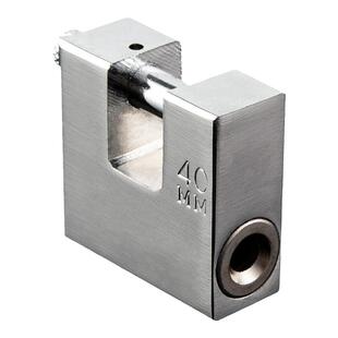 304不锈钢锁横开挂锁防盗通开锁防锈防撬不锈钢家用柜门矩形宿舍